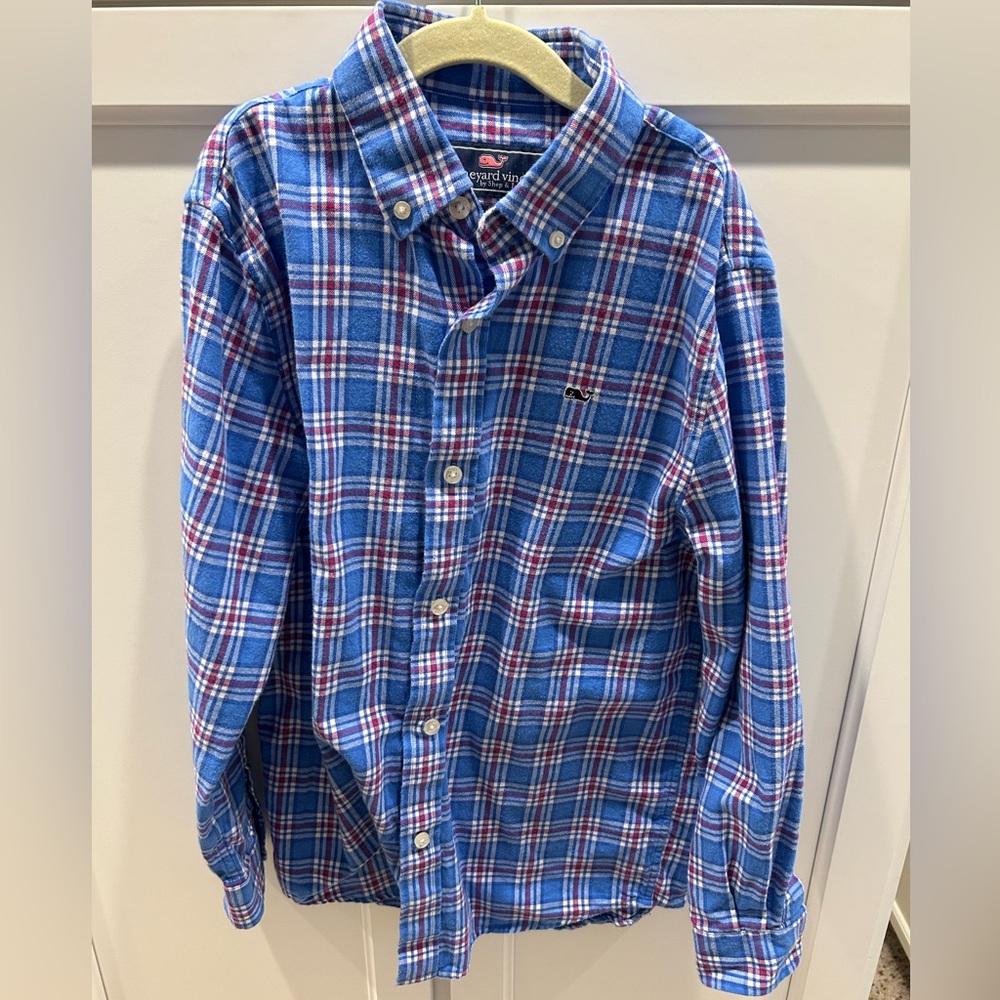 Boys Vineyard Vines Button Down 8/10 top